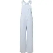 Pieces Pcallo Gestreifte Latzhose | Blau | XS