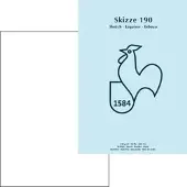 Hahnemuhle Skizzenblock 60127438, A2, 190 g/m2, weiß, geleimt, 50 Blatt