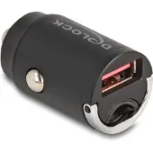 DeLOCK Mini Kfz Ladeadapter USB Typ-A 18 W, kompakt, Schnellladefunktion