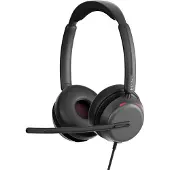 Epos Headset IMPACT 860T, binaural, kabelgebunden, USB-C auf USB-A, UC-optimiert, zertifiziert für Microsoft Teams, 3 Mikrofone, Transporttasche, schwarz