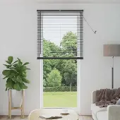 Syfax Jalousie Silber Grau 213 x 70 cm 25 mm PVC