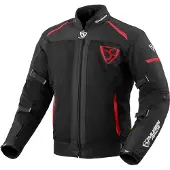 MUGENRACE Fuggire-A Schwarz Rot Textiljacke Größe M