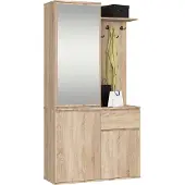 Akord Garderoben-Set Entro Sonoma-Eiche 95X35X183 Cm