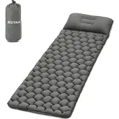Deryan Air Bed – Aufblasbares Campingbett – Grau – Inklusive Tragetasche