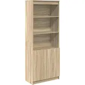 vidaXL Highboard Sonoma-Eiche 70x35x180 cm Holzwerkstoff