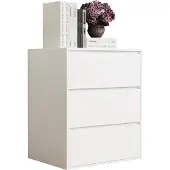 VCM Holz Kommode | Sideboard mit Schubladen | Nachttisch | Maße ca. H. 78 x B. 65 x T. 48 cm - Malira L