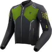 Rebelhorn Jax wasserdichte Motorrad Textiljacke, schwarz/gelb, L