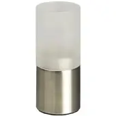 Papstar 8 X Kerzenhalter, Edelstahl Ø 50 mm · 120 mm für Teelichte