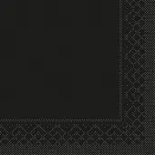 Mank Tissue Serviette Schwarz, 20 x 20 cm, 300 Stück -