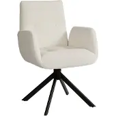 HOMCOM Sessel-60L x 61B x 88H cm-Cremeweiß | Gr.: onesize