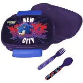 Giovas Sonic the Hedgehog Get Me Sonic der Igel Sandwichbox + Besteck-Set