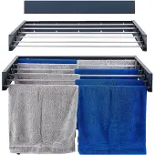 Foxydry Platzsparender Wand-Wäscheständer, ideal für Badezimmer und Waschküche - Hide 101 cm