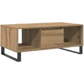 vidaXL Couchtisch Artisan-Eiche 90x50x36,5 cm Holzwerkstoff