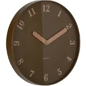 Karlsson - Wanduhr Amena - Braun - 40x40x40cm