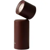 It's About Romi - Tischleuchte Milan - Rot - 6.5x6.5x19cm Tischlampe - Nachttischlampe, Wohnzimmer, Schlafzimmer