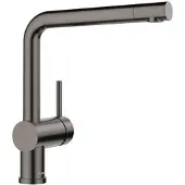 BLANCO LINUS Küchenarmatur Wasserhahn Hochdruck satin dark steel - inkl.