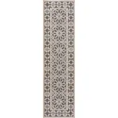 Benuta Nest In- & Outdoor-Läufer River Beige/Blau 67x240 cm - Teppich für Balkon, Terrasse & Garten