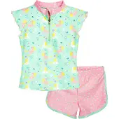 Playshoes UV-Schutz Bade-Set Einhorn in mint | Gr.: 110/116