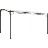Syfax Markise Creme 4x3 m 180 g/m² Stoff und Stahl