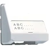 JUNG Datenanschlussgehäuse aws Schriftfeld 23x59mm CD 554 WW