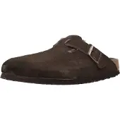 Birkenstock Boston Clogs für Damen und Herren aus Veloursleder in Braun