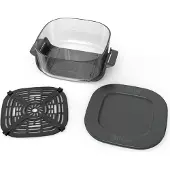 Ninja CRISPi TempWare Glasbehälter 3,8L, Farbe:Schwarz