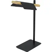 Eglo Schreibtischlampe Ermua schwarz mit Holz