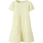 Name it Tunikakleid "NMFJASMIN SS DRESS NOOS" Baumwolle - Musselin, mit Volant