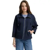 Tom Tailor Sweatjacke "Boxy" mit Taschen
