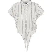 Urban Classics Klassische Bluse "Ladies Structured Striped Tied Blouse"