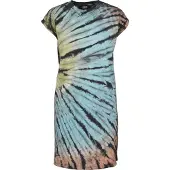 Urban Classics Shirtkleid "Damen Ladies Tie Dye Dress" 1 Stk. tlg.