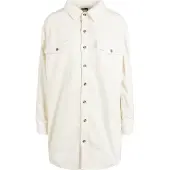Urban Classics Kurzarmshirt "Damen Ladies Long Corduroy Overshirt" 1