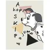Disney Poster 101 Dalmatiner Grau 40 x 50 cm 610084