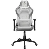 Cougar Gaming-Stuhl Armor Elite,Weiß, Universal-Gamingstuhl, 120 kg, Gepolsterter Sitz, Gepolsterte Rückenlehne, Schwarz, Stahl
