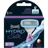 Wilkinson Sword Hydro Silk Ersatzklingen für Damenrasierer, 3er Pack