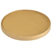 Duni GmbH Deckel Karton Ronda WIDE+ Karton/PLA Braun 900/1300 ml Braun Karton FSC/PLA 184x184x17 | Packung (25 Stück)