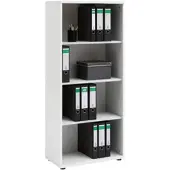 Proregal Möbelpartner Aktenregal Tiger | Large | HxBxT 147x65x34 cm | Weiß von