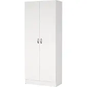 Ebuy24 Fox Kleiderschrank mit 2 Türen, weiß.