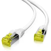 Helos Patchkabel Cat 6a S/FTP RJ45 wei 5m AWG26/7 LSZH GHMT