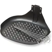 Philips Grill-Kit für Airfryer Turbostar mit 0.8 kg Fassungsvolumen, Grillpfanne + Grillspieße (HD9941/00)