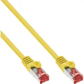 InLine Patchkabel, S/FTP (PiMf), Cat.6, halogenfrei, Kupfer, gelb, 10m, 10 m, Cat6, S/FTP (S-STP), RJ-45, RJ-45, Gelb