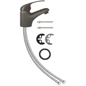Syfax Mischbatterie Grau 13x10 cm