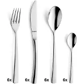 Kuppels 24-tlg. Besteckset SOUL