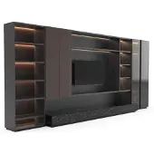 Xl Moebel Gmbh Moderne Wohnwand Wohnzimmer Schrankwand Modern braun Holz Schrank