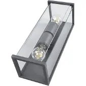 LUCANDE Außenwandleuchte Annalea, 40 cm, 2-flg., IP54