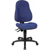 Topstar Bürodrehstuhl Wellpoint 10 ohne Armlehnen - blau ohne Armlehnen Sicherheitsdoppe.