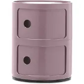 Kartell Componibili 2 Beistelltisch Mauve - , Pink / Rosé, Kunststoff