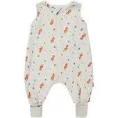 Sterntaler Ganzjahres-Sleepoverall Musselin 1.0 TOG, weiss, 68