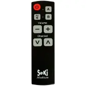 Seki Medium Programmierbare Universalfernbedienung, 2 steuerbare Geräte