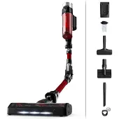 Rowenta RH2079, 2-in-1-Stabstaubsauger, Beutellos, Schwarz, Rot, 0,4 l, Rechteckig, Trocken